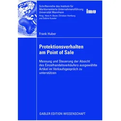 Protektionsverhalten am Point of Sale, Fachbücher von Frank Huber