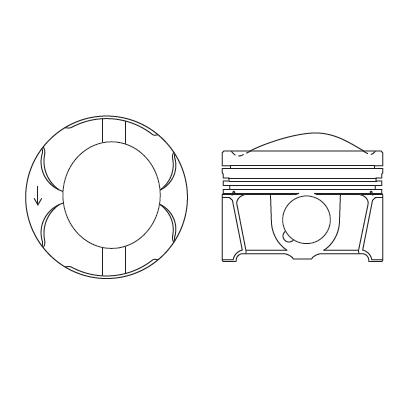 FAI AUTOPARTS Kolben pk26050