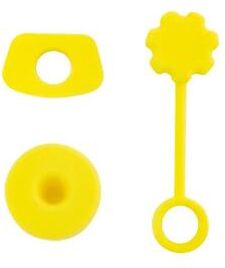 Inspire Select Silicone Spill Proof Stopper Set For Stanley Cup 40oz 30oz (1.0 2.0)   Straw Cap Leak Stopper Tumbler Accessories b Yellow