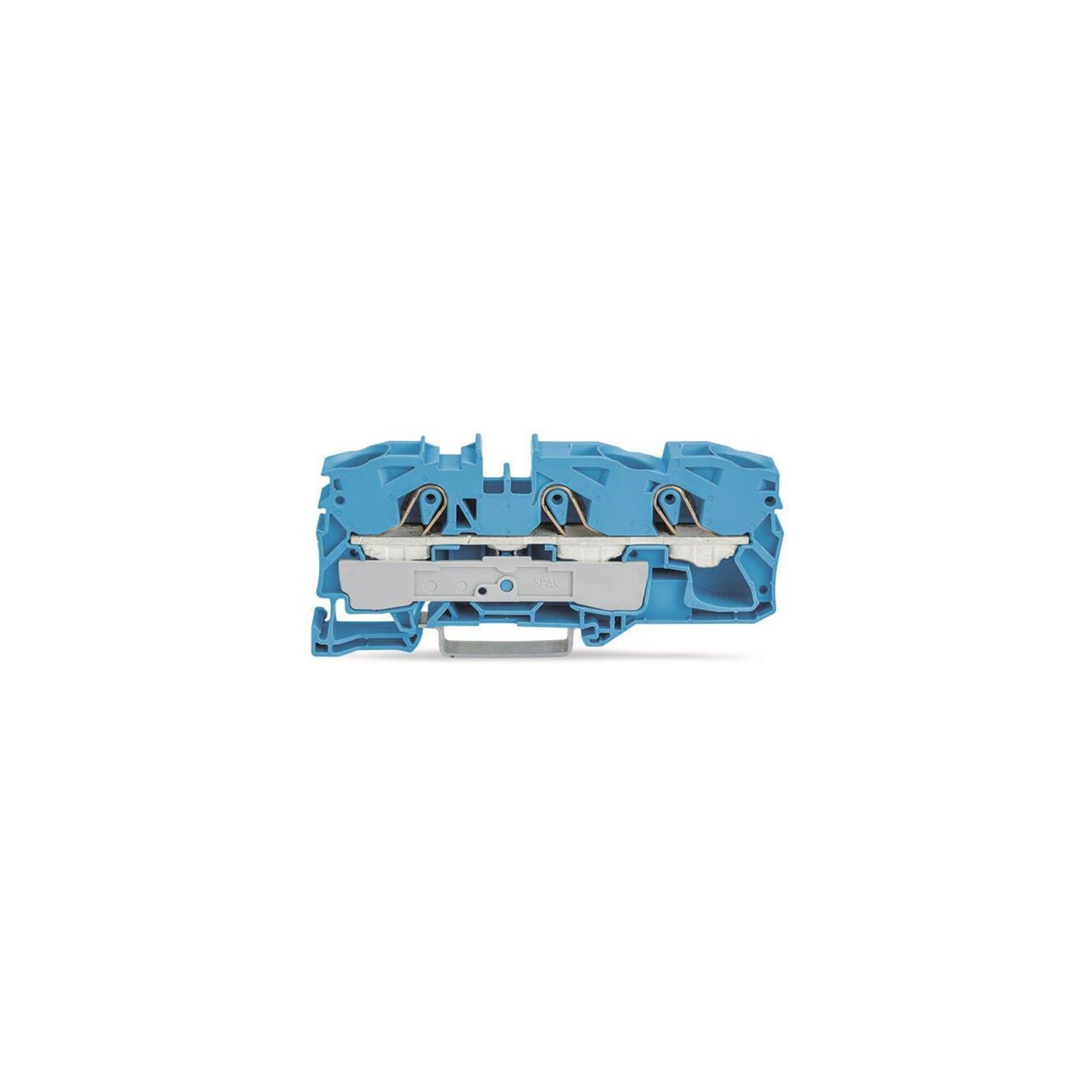 WAGO 3-Leiter-Durchgangsklemme 16mm² 2016-1304 blau)