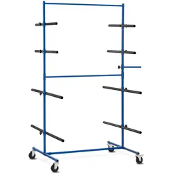 MSW, Garagenausstattung, Stossstangenregal Lackierständer für Lackierwerkstatt 8 Haltevorrichtungen 160 kg