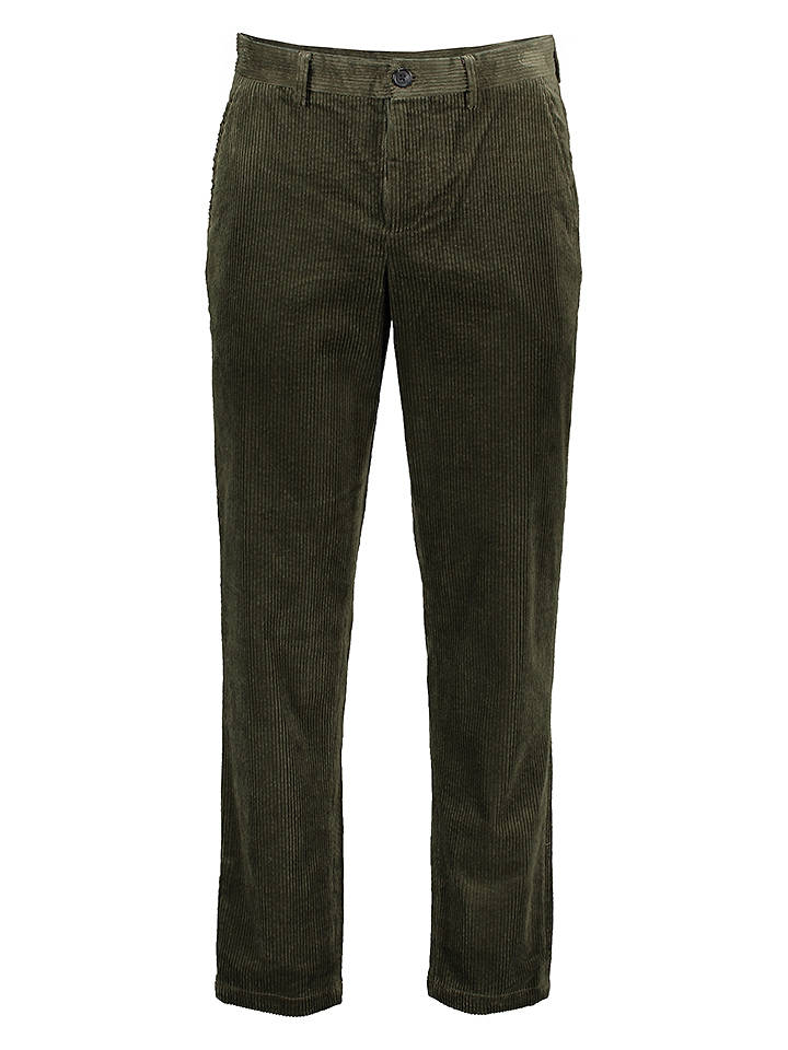 SELECTED HOMME Cordhose in Khaki - W31/L32