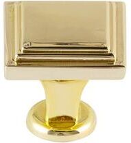 "Utopia Alley Valetta Cabinet Ring Pull Knob- Decorative Gold Drawer Pull Knobs 0.94"""