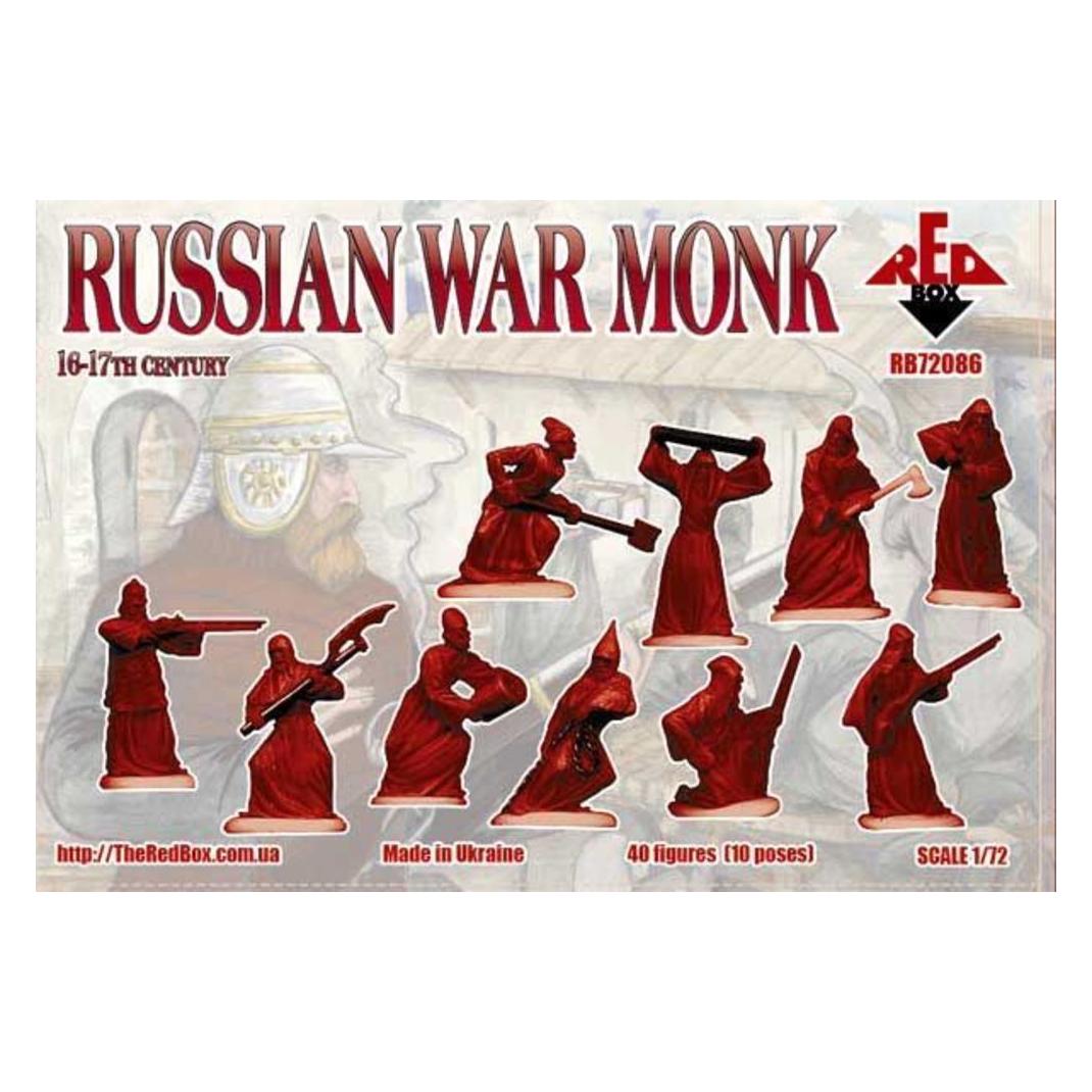Red Box Russian war monk, 16-17th century (RB72086)