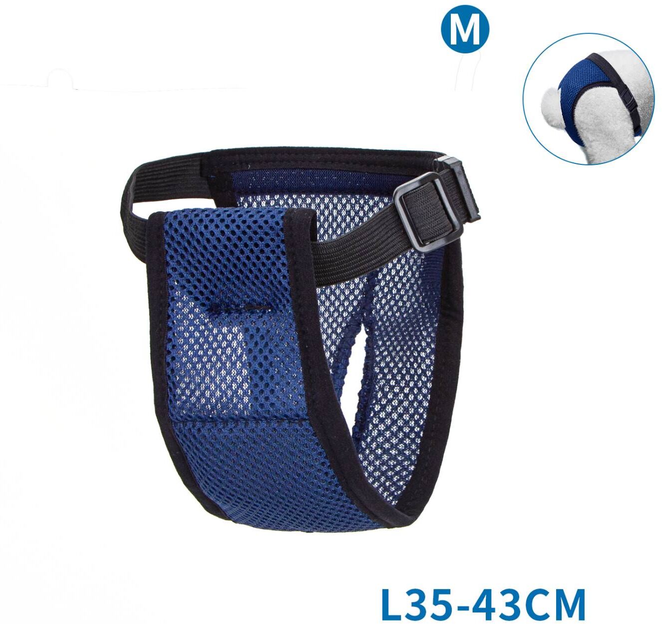 Nobleza Mutandina in Microfibra per Cani Blu M