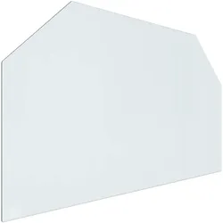 vidaXL, Feuerschale, Feuerstelle Glasplatte (60 cm)
