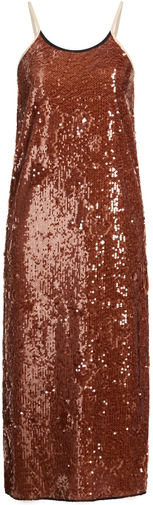 Alysi Vestido midi Mujer Marrón chocolate 40 Mujer
