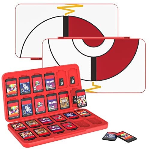 MoKo Opbergdoos voor 24 Nintendo Switch Games, Compatibel met Nintendo Switch 2, OLED en Lite