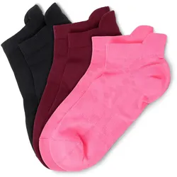 Tchibo - 3 Paar Sportsocken - Unisex - Gr. 39-42 - schwarz/print