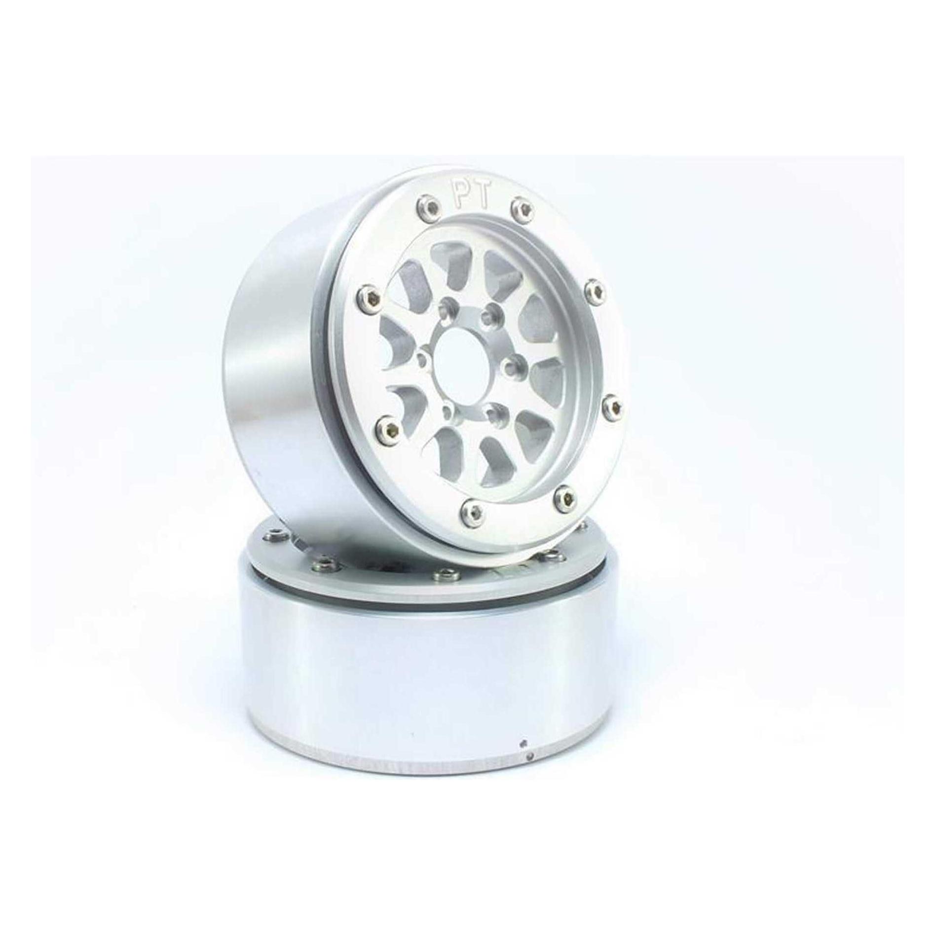 Metsafil beadlock wheels gear silber/silber 1.9 (2 st.) ohne radnabe (MT5030SS)