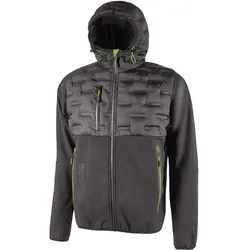 Hybridjacke "SPOCK" Future - XL (DE size: L) - asphalt grey