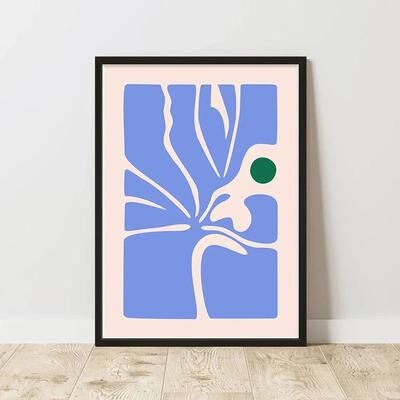 Inspire Select Classic Retro Abstract Canvas Wall Art Minimalist Vertical Abstract Poster Print Unframed xd036 02 19.7 27.6 In Unframed