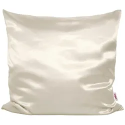 KISSENBEZUG Glanz Satin champagner 80/80 cm