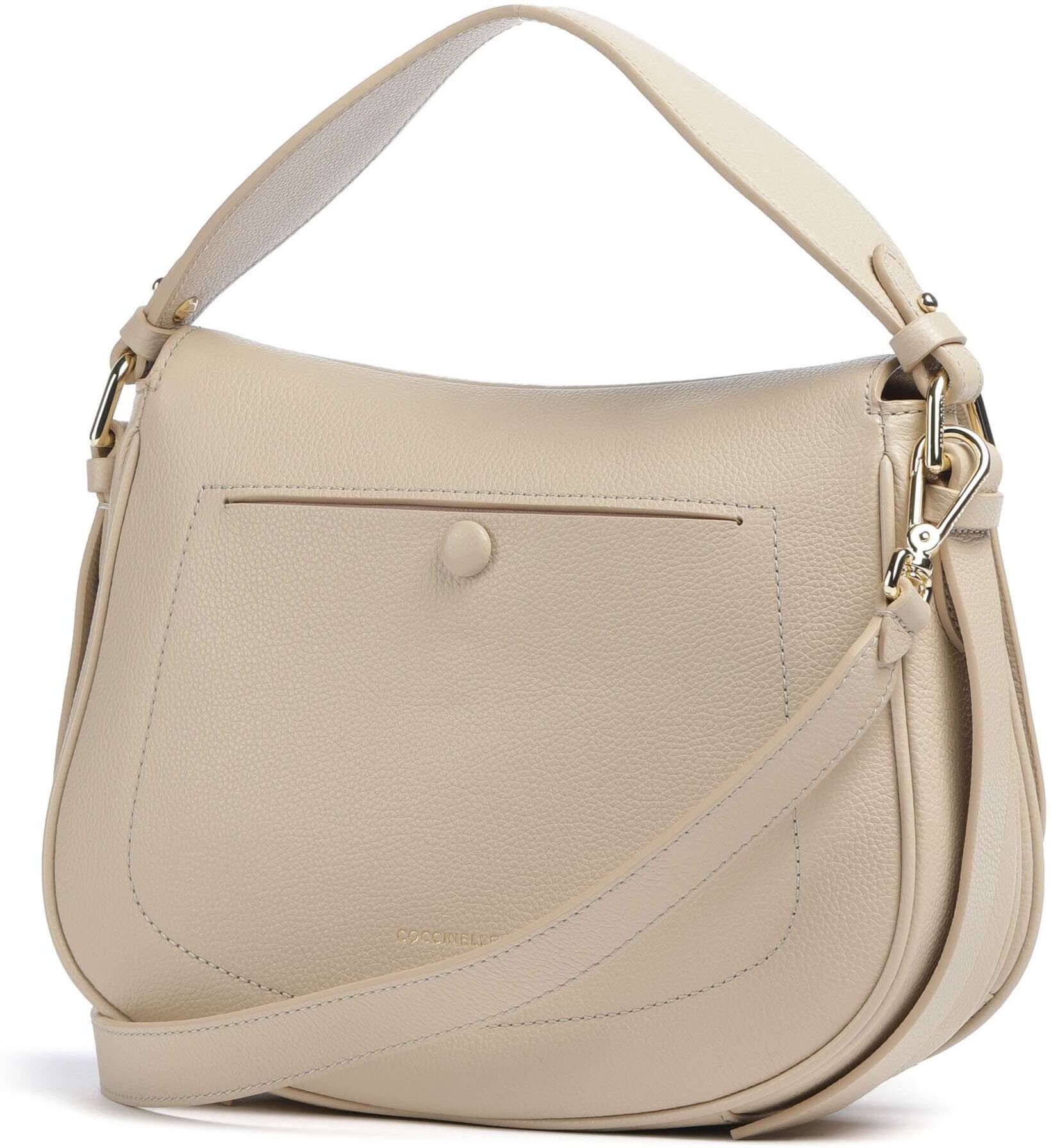 Coccinelle Mavery Handtasche aus Leder, beige