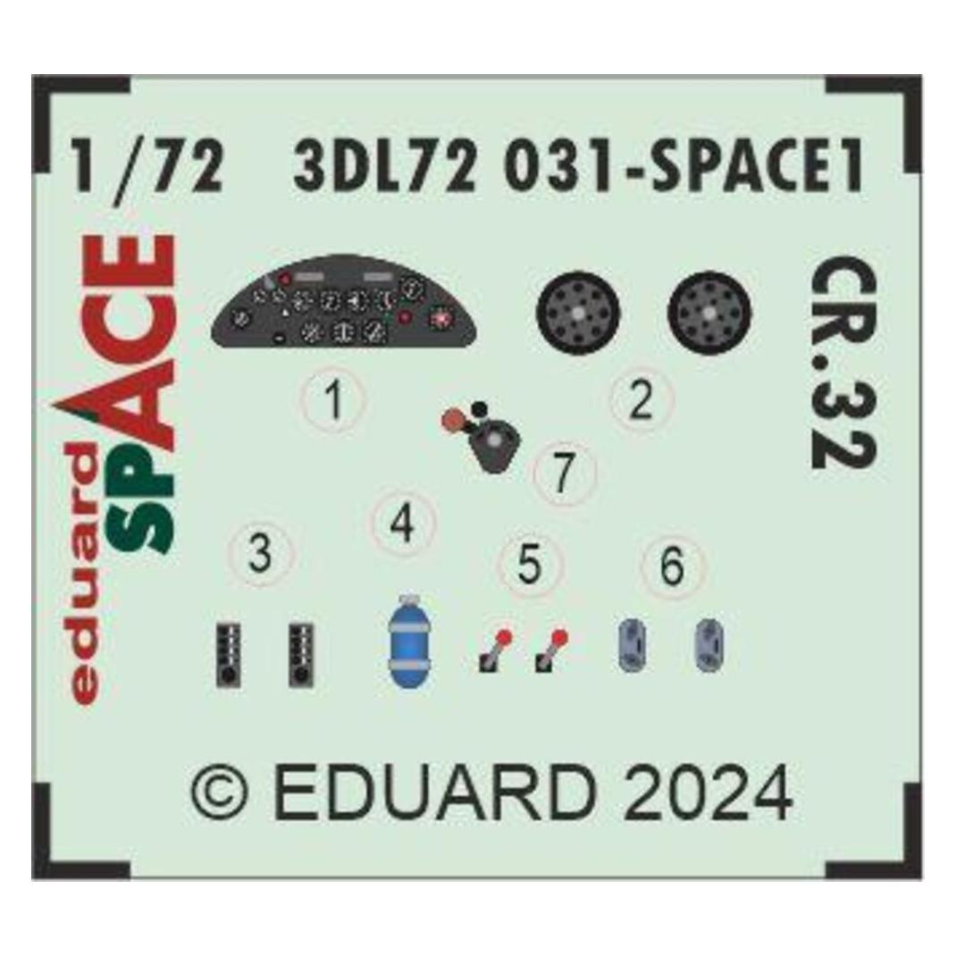 Eduard CR.32 SPACE ITALERI (3DL72031)