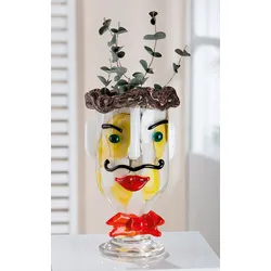 Vase FACE ALFREDO (LBH 18x18x29 cm) - LBH 18x18x29 cm