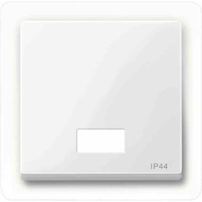 Merten System M Kontrollwippe, Schalter/Taster, polarweiß, glänzend, diverse Symbole, geeignet für Bussystem-Tasterankopplung