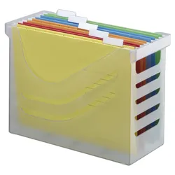 Jalema Hängeregistraturkorb mit Mappen 35,7 x 15,2 x 25,2 cm DIN A4