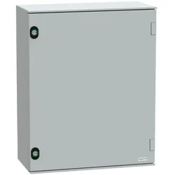 Schneider Electric NSYPLM54G PanelSeT PLM Polyestergehäuse - Wandmontage, einfache Tür, ohne MP H530xB430xT200mm IP66, IK10, RAL 7035