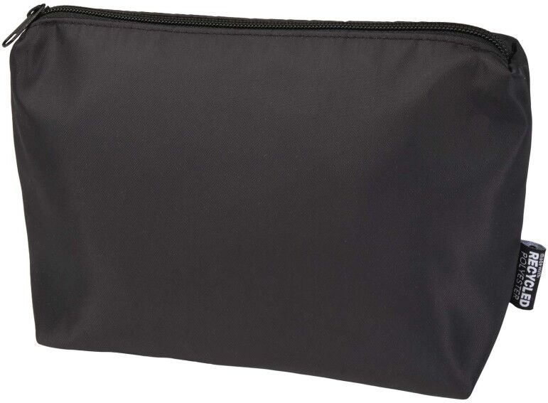 Trousse de toilette de voyage Trip Aware™ de 2 L en matériaux recyclés noir