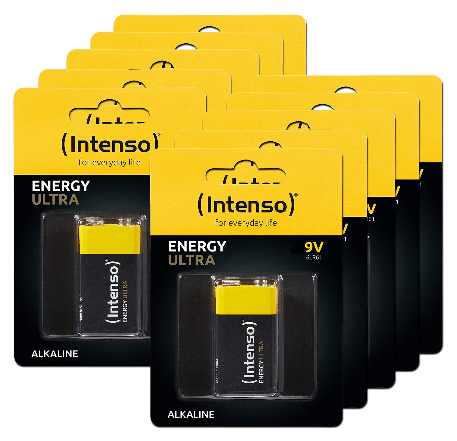 Intenso Energy Ultra Alkaline Batterij E-Block LR61 9V 10 stuks