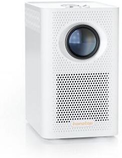 LightInthebox Smart Mini Projector, Android 10.0 Portable Projector with 400 ANSI Lumens, 4K Supported, 2GB 16GB WiFi Bluetooth Movie Projector, Fast Boot No Ads Wireless Mirroring for Outdoor