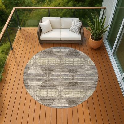 Addison Rugs Machine Washable Indoor/ Outdoor Modern Ovid Chantille Rug