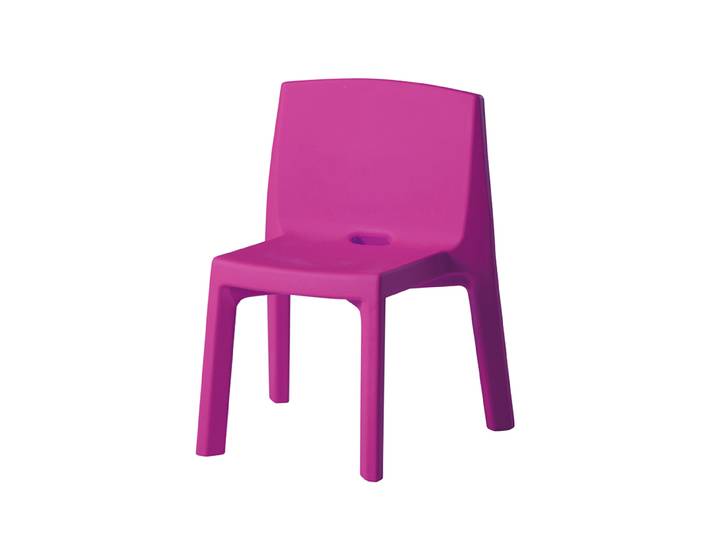SLIDE set de 2 chaises Q4 (Fuchsia - Polyéthylène)
