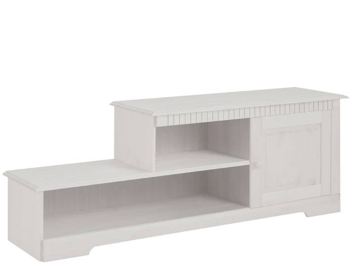 loft24 Lowboard Caroline, TV Schrank aus Kiefer im Landhausstil, Breite 160 cm