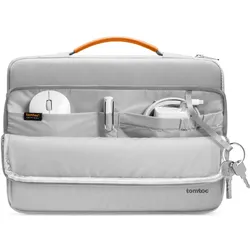 tomtoc MALETIN PORTATIL 14.4 DEFENDER A14 GRAY (14.40", Universal), Notebooktasche, Grau