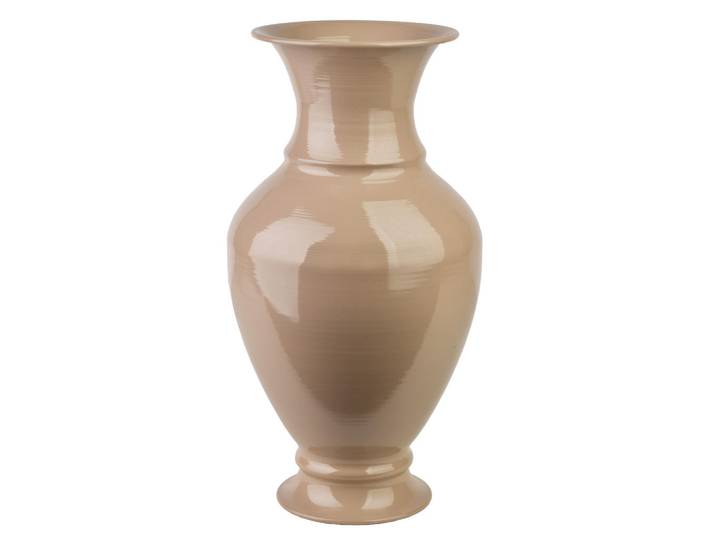 Mondex Vase Roger Beige 17/21,5/41 cm Metall, 41 cm, Dekoration, Vasen, Keramikvasen