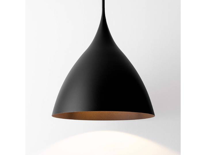 Suspension Syntopia Ø 46cm Noir/Noir aluminium LED E27