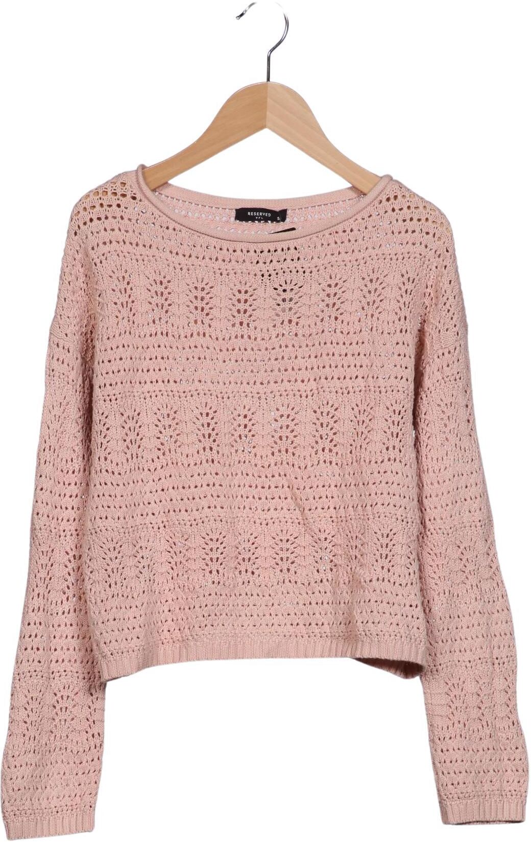 Reserved Damen Pullover, Pink, Gr. S, Baumwolle - Second Hand