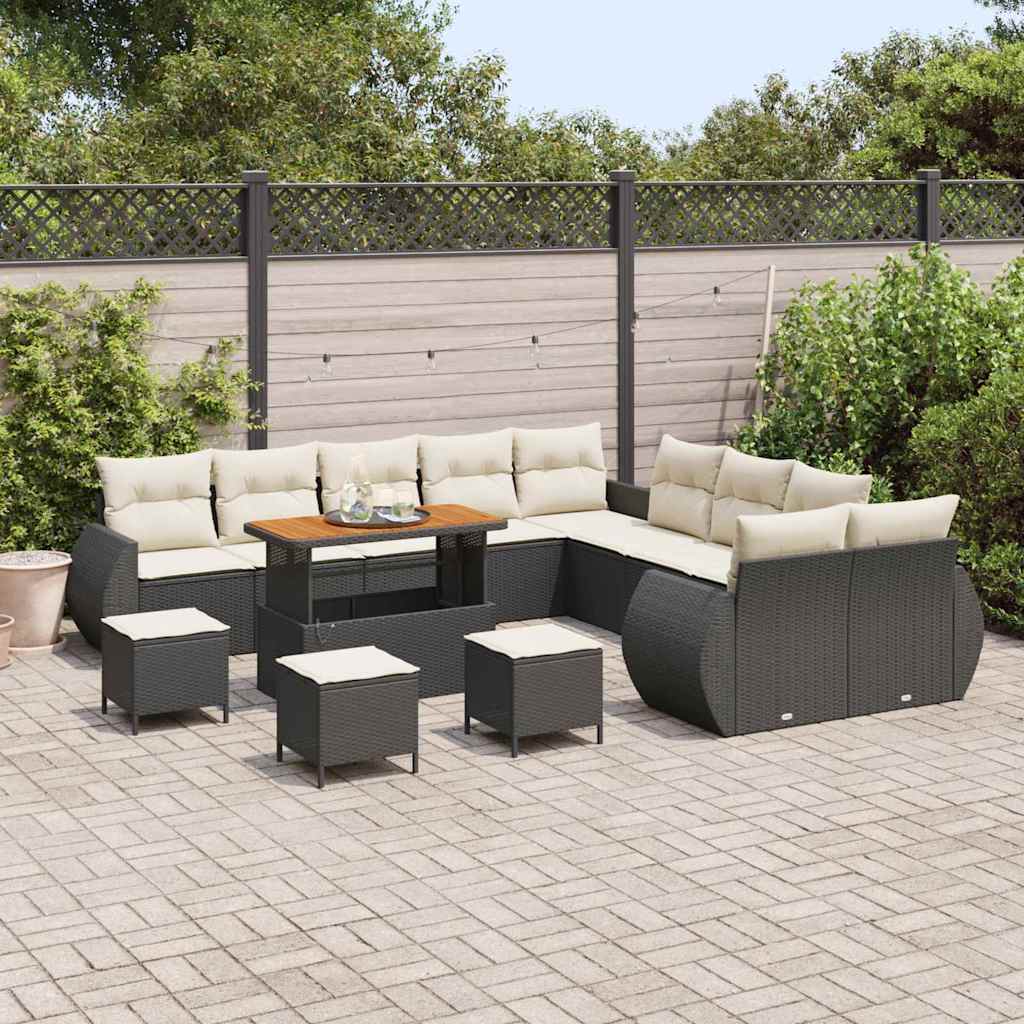 vidaXL Ensemble de canapé de jardin 14 pc 14-Nombre de places