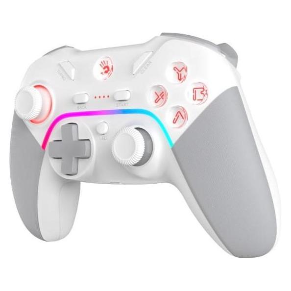 A4Tech Bloody GPW70 weiss / Gamepad / PS3 / PC / Switch / Android / 2,4GHz / USB-C (Android, PC, PS3, Switch) (GPW70-WH)