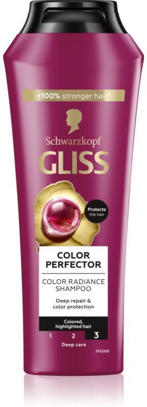 Schwarzkopf Gliss Color Perfector shampoing protecteur pour cheveux colorés 250 ml