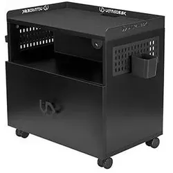 Ultradesk CRATE Universalschrank, schwarz, PC Zubehör, Schwarz