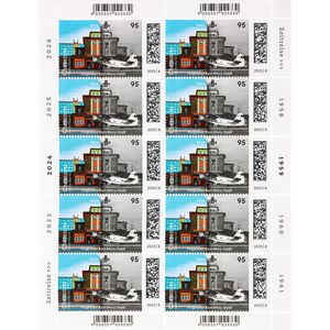 DeutschePost Briefmarken Set, 10 Stück à 95cent, Chemnitz, Standardbrief/Postkarte, nassklebend