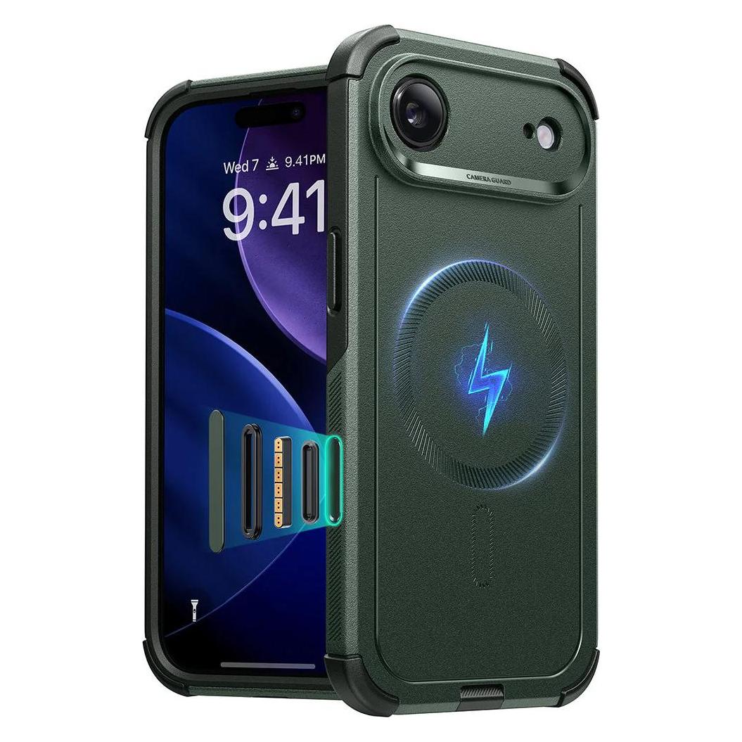 ESR - Cyber Halolock - iPhone 17 Air - Green (Apple iPhone 17) (59432879)