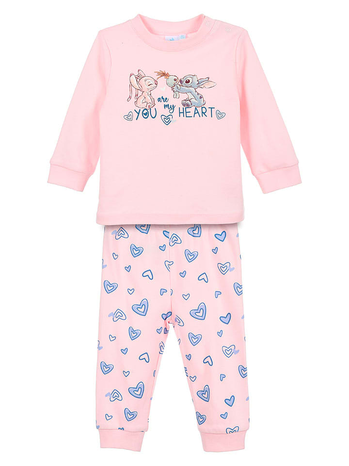Pyjama "Lilo & Stitch" in Rosa - 86