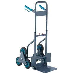 Relaxdays Treppensackkarre 200 kg Blau,Grau,Schwarz