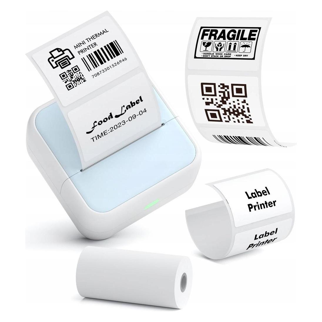 Loveinstant Drukarka Termiczna Bluetooth Do Zdjęć Naklejek Notatek Etykiet 53mm 203dpi / S1 / Niebieski (203 dpi) (LOVEINSTANT)