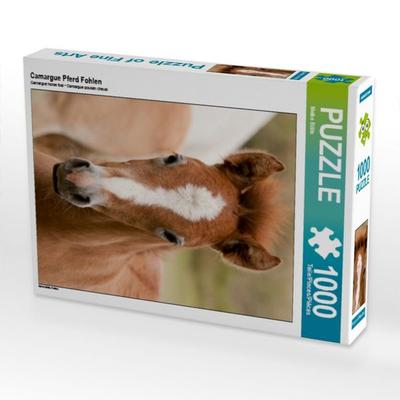 CALVENDO Puzzle Camargue Pferd Fohlen | 1000 Teile Lege-Größe 64x48cm Foto-Puzzle für glückliche Stunden