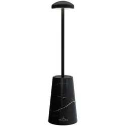 SIENA LED Akku-Tischleuchte mit Sockel – dimmbare Designlampe für Indoor & Outdo...