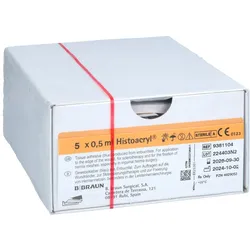 Histoacryl Gewebekleber blau Ampullen 5 St
