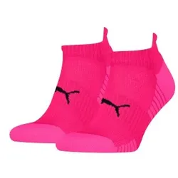 Puma 2P Sport Cushioned Sneaker Socks Rosa Gr 43/46