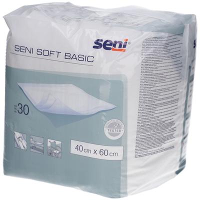 Seni Soft Basic Bettschutzunterlage 40x60 cm 30 St Unterlagen