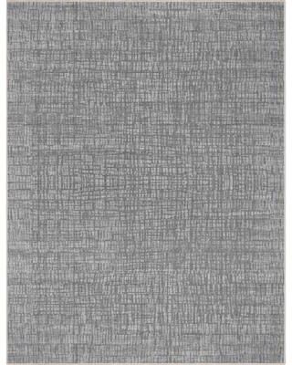 Well Woven Abstract Nightscape Geometric Flat-Weave Area Rug