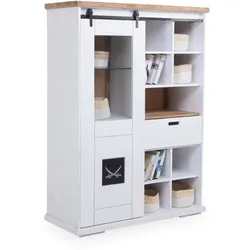 Highboard SANSIBAR HALMSTAD (BHT 108x150x45 cm) - bunt - BHT 108x150x45 cm