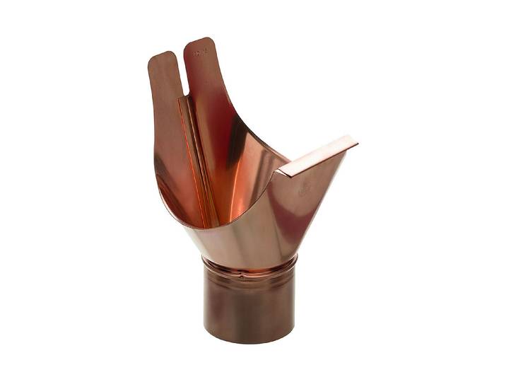 Strubline Rinnenstutzen Kupfer ⌀ 7.5 × 25 cm